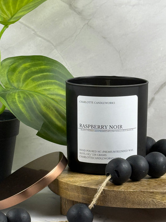 8 oz Candle - Raspberry Noir