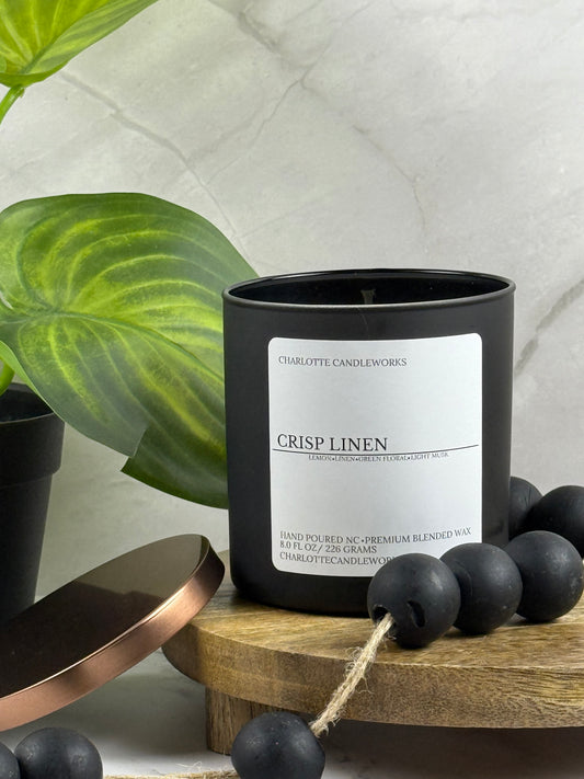 8 oz Candle - Crisp Linen