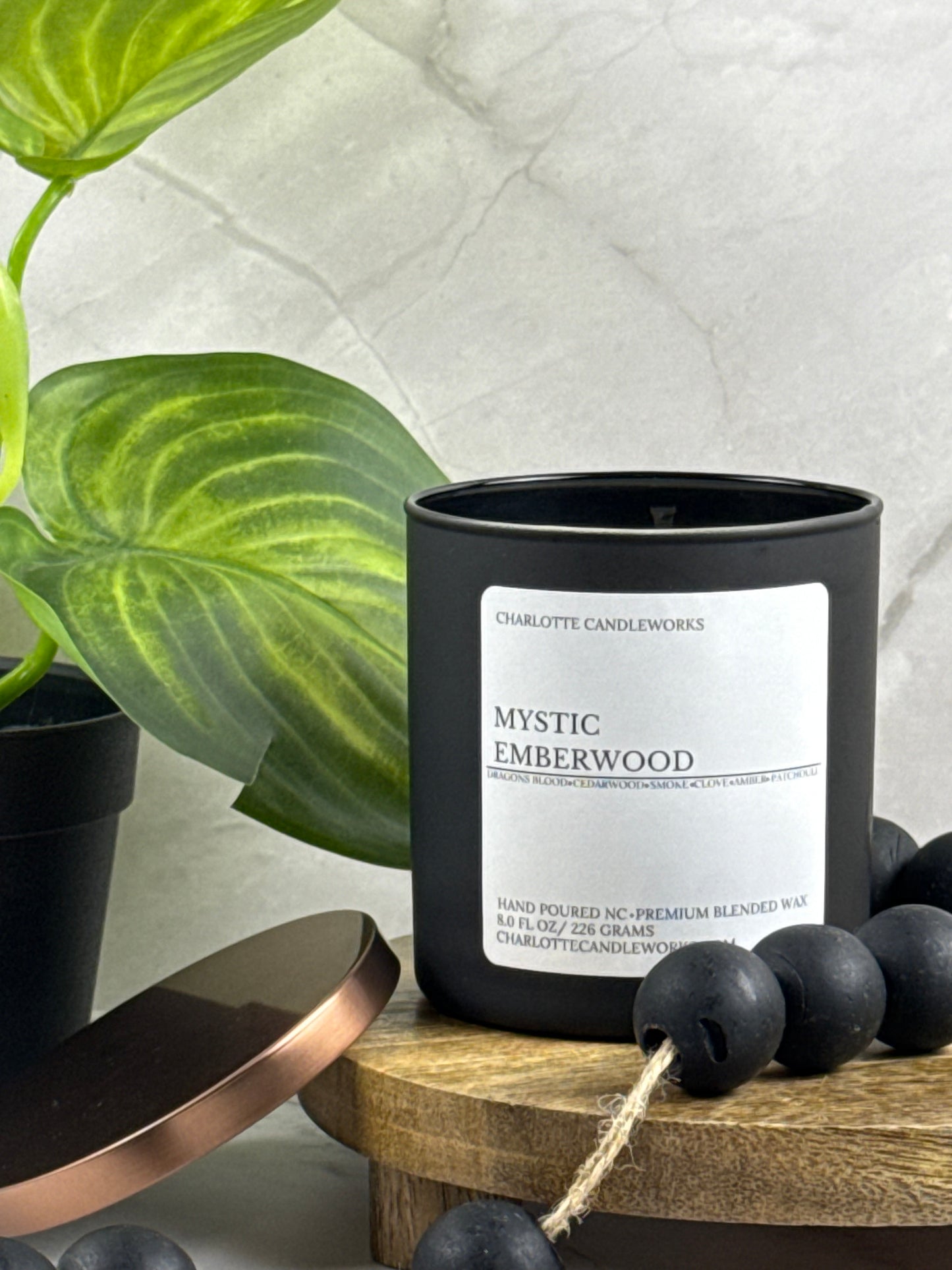 8 oz Candle - Mystic Emberwood